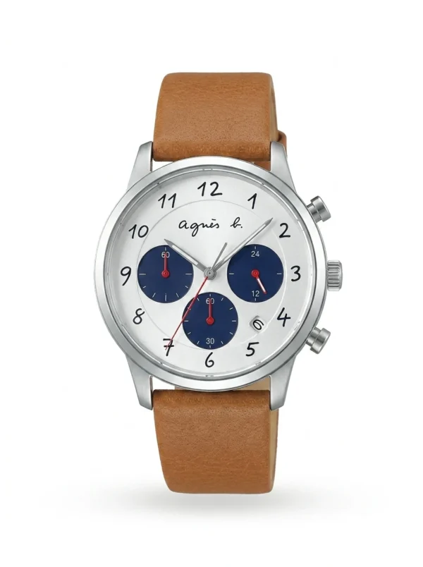 Original Agnès b. BT3026X1 Watch | Pre-Owned 40mm Japanese Quartz