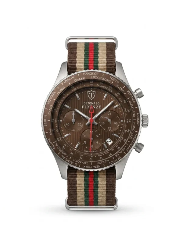 Original Detomaso Firenze Chronograph Watch | 42mm Pre-Owned