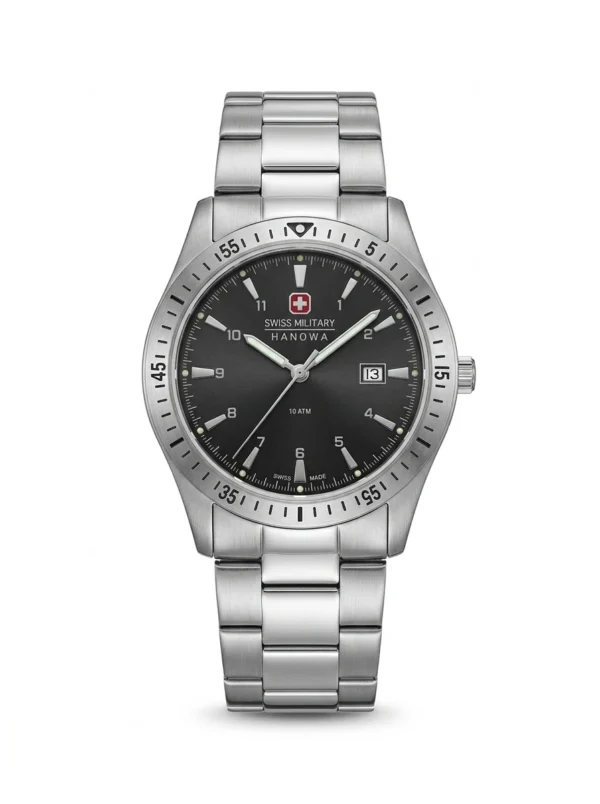 Original Swiss Military Hanowa Checkpoint Watch | Pre-Owned 40mm Steel