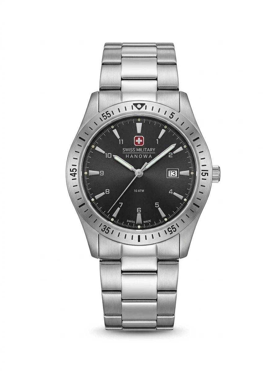 Original Swiss Military Hanowa Checkpoint Watch | Pre-Owned 40mm Steel