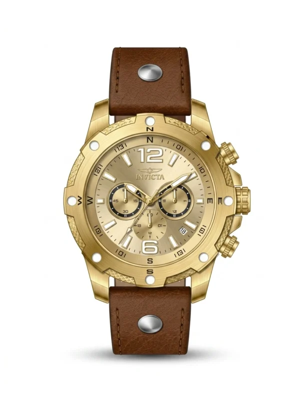 Original Invicta I-Force 19660 Watch | Pre-Owned Gold-Tone 48mm