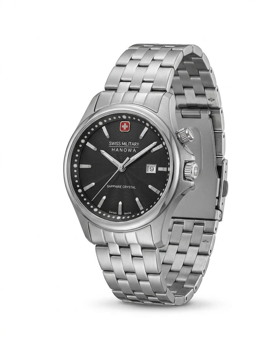 Original Swiss Military Hanowa SMWGH2200101 Watch | Pre-Owned 40mm Steel
